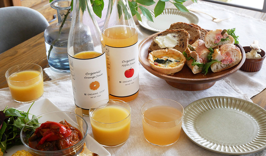 ORGANIC STORY オーガニックジュース オレンジ&りんご 710mlが新発売