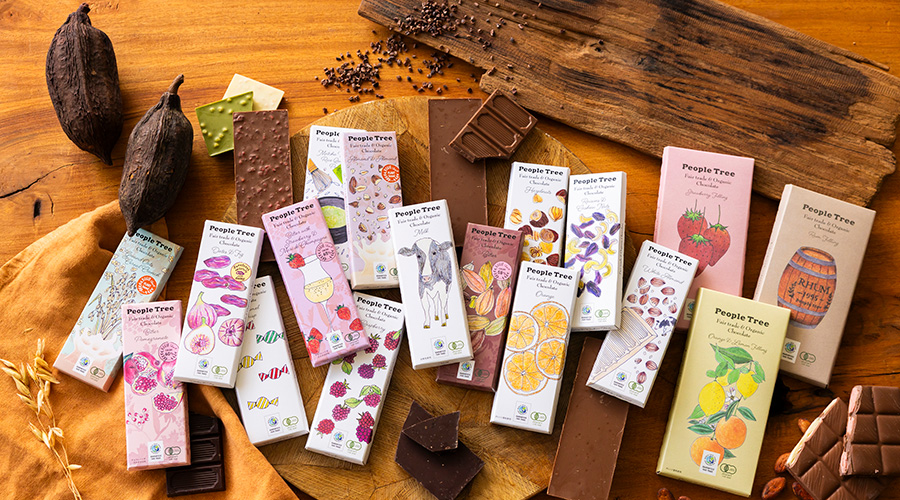ピープルツリー「フェアトレード&オーガニックチョコ」に新作登場!パッケージもリニューアル
