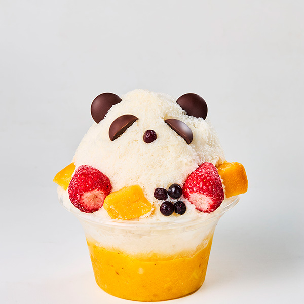 54年ぶりの“パンダに会えない夏”100%プラントベース「パンダかき氷」夏季限定販売